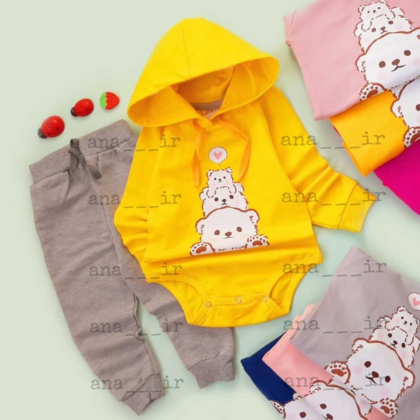 هودی بادی شلوار سه خرس