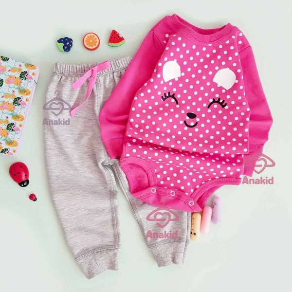 بادی شلوار موش خال خالی