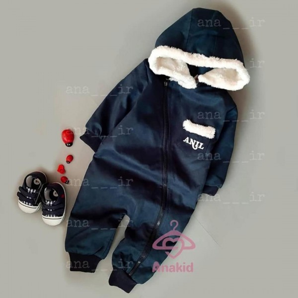 کاپشن سرهمی سرمه ای