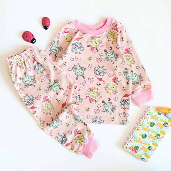 بلوز شلوار جغد کریسمسی