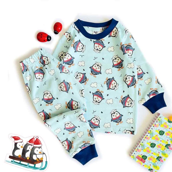 بلوز شلوار ملوان پنگوئن