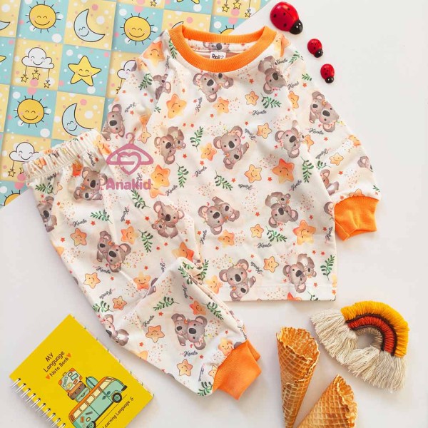 بلوز شلوار کوالا نارنجی