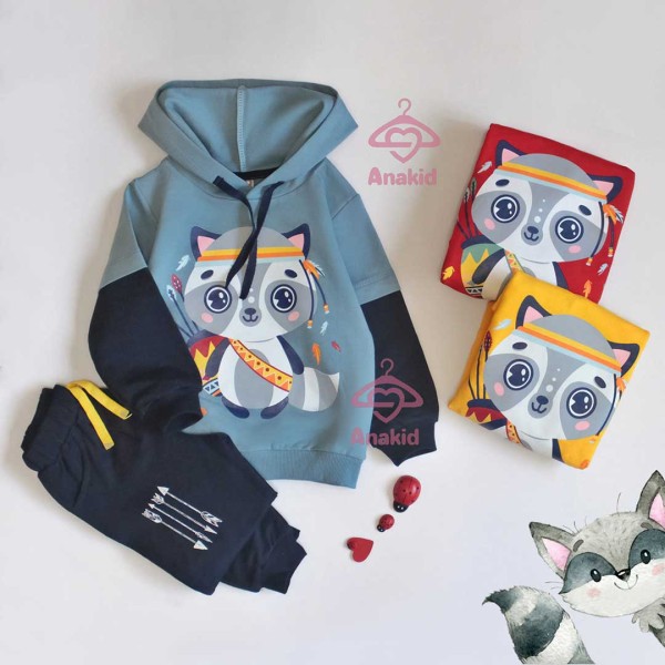 هودی شلوار راکون