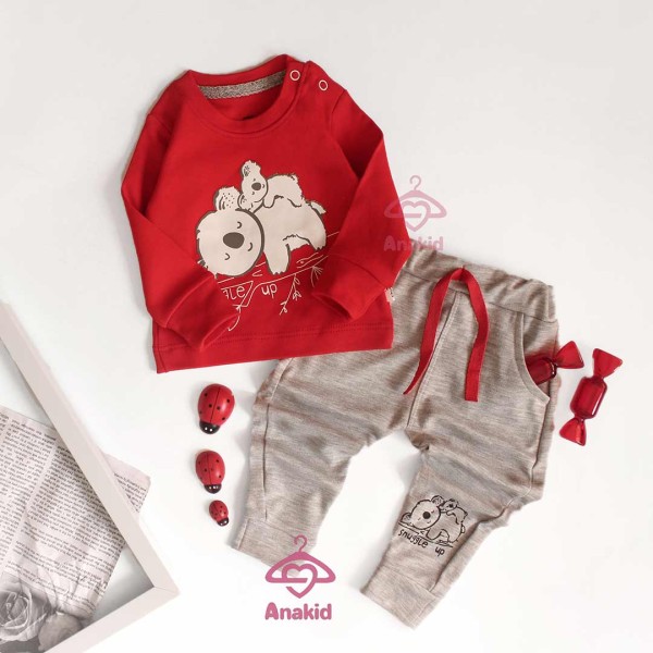 بلوز شلوار کوالای قرمز