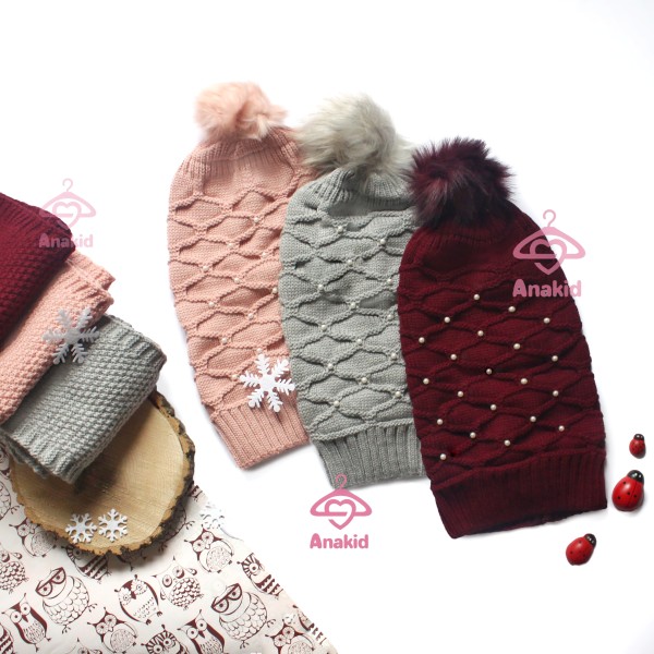 شال کلاه مرواریدی