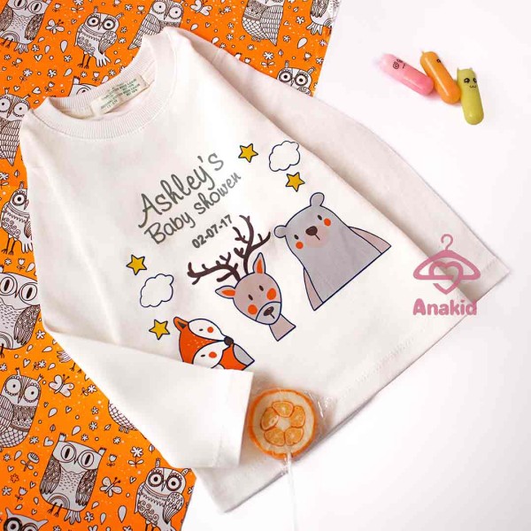 تک بلوز سفید کریسمسی