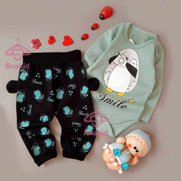 بادی شلوار پنگوئن