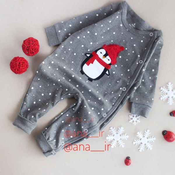 سرهمی پنگوئن کریسمسی