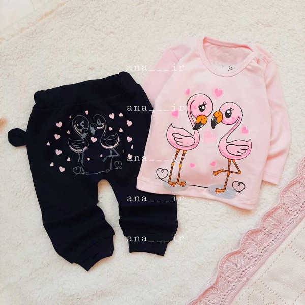 بلوز شلوار فلامینگو