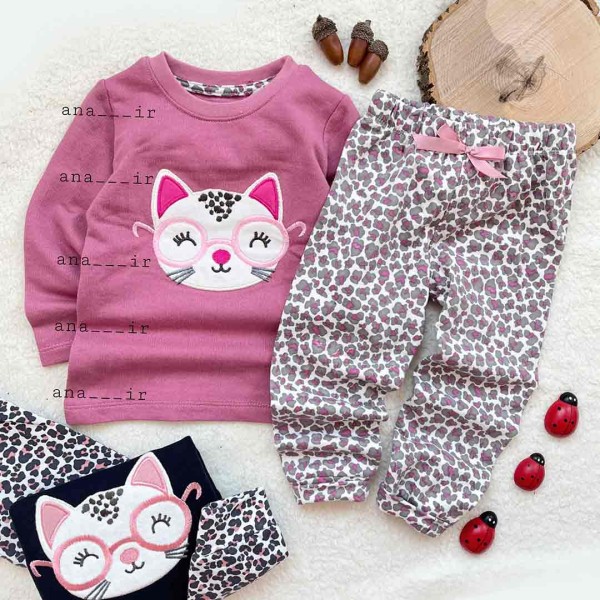 بلوز شلوار پلنگی