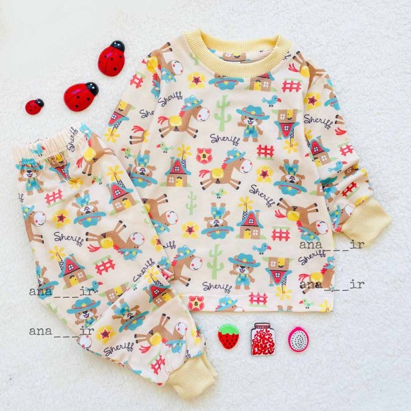 بلوز شلوار راحتی اسب کلانتر