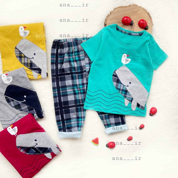 تیشرت شلوار نهنگ