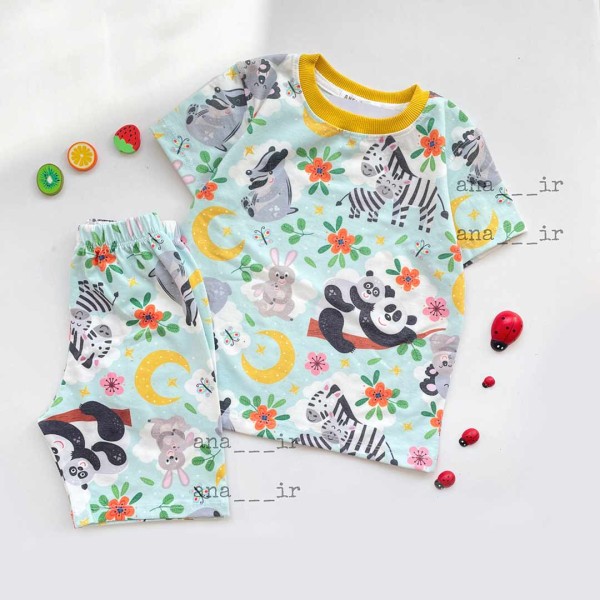 تیشرت شلوارک گورخر