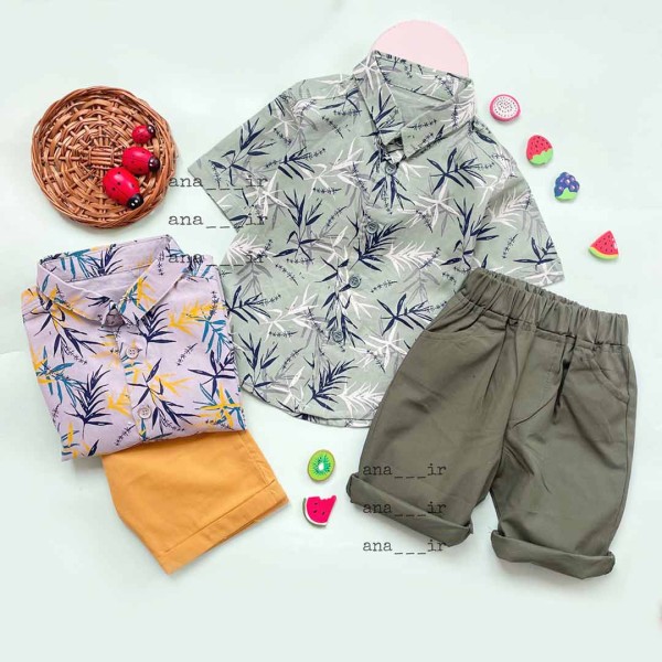 تیشرت شلوارک هاوایی