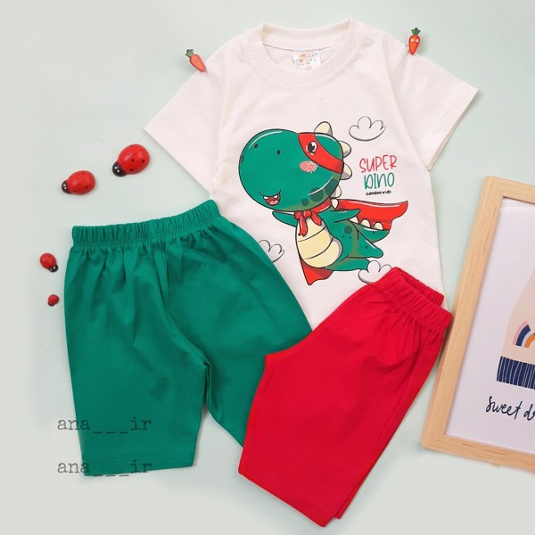 تیشرت شلوارک سوپرداینو