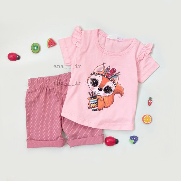 تیشرت شلوارک سنجاب