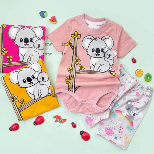 بادی شلوارک کوالا روی شاخه