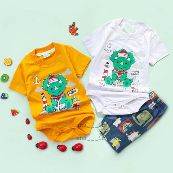 بادی شلوارک دایناسور ملوان