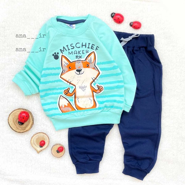 بلوز شلوار روباهی