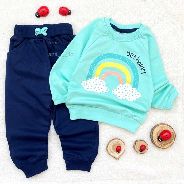 بلوز شلوار رنگین کمان