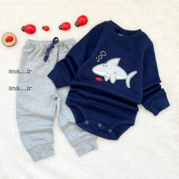 بادی شلوار کوسه و ماهی