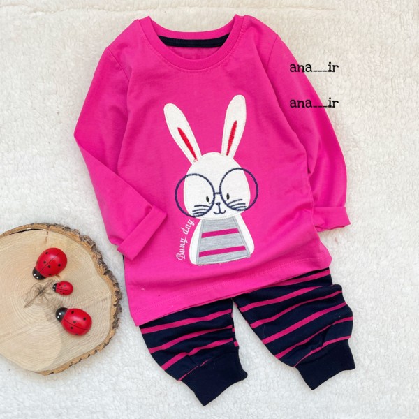 بلوز شلوار خرگوش سرخابی