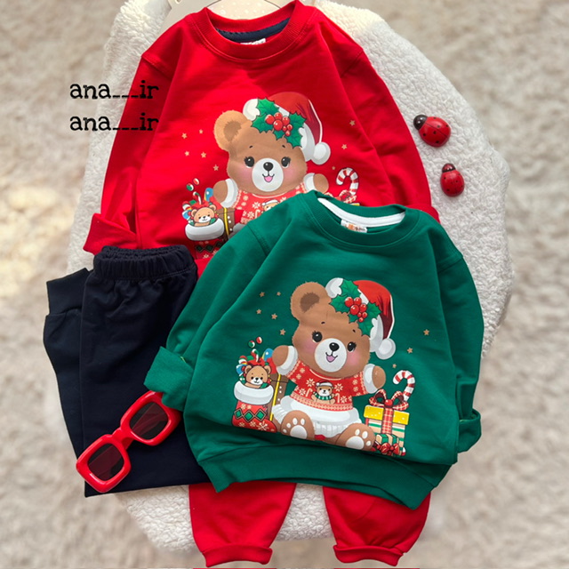 بلوز شلوار تدی خوشحال