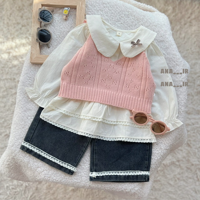 سه تیکه وست صورتی