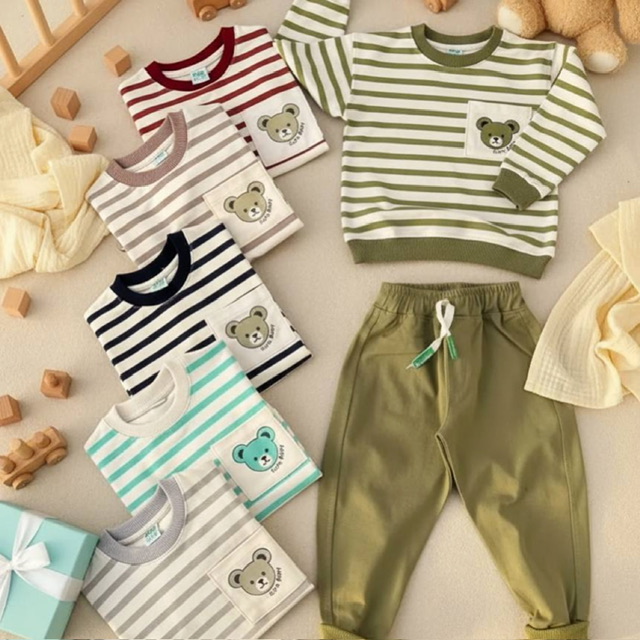 ست راه راه خرس