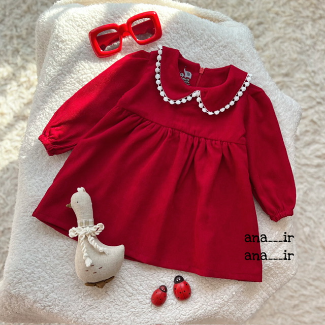 پیراهن زرشکی